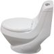 Унитаз-моноблок Laguraty 2160 A с сиденьем микролифт белый