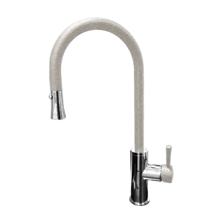 Смеситель для кухни GranFest  7652 серый