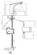 Электронный смеситель для раковины E.C.A. 108108056EX хром