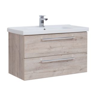 Тумба подвесная Dreja.Rus GIO 100 под умывальник Эйфория-100, дуб кантри