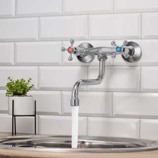 Настенный смеситель для кухни РМС SL71-361 хром