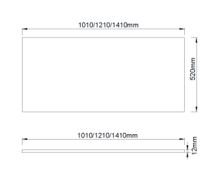 Столешница Armadi Art Quatro 792-120-A 120 см антрацит