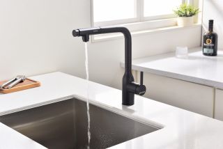 Смеситель для кухни Paulmark Viper Vi213105-401 антрацит