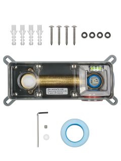 Встраиваемый смеситель для раковины Wonzon & Woghand WW-105-BGG тёмный графит