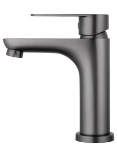 Смеситель для раковины Wonzon & Woghand Alfa WW-A40202-BGG тёмный графит