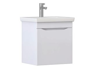 Тумба под раковину подвесная Vigo Grani 028 50 см белый
