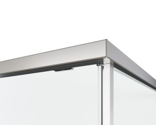 Душевой уголок Vincea Ultima VSR-7UL1012CLGM, 1200*1000, вороненая сталь, стекло прозрачное