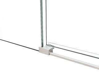 Душевой уголок Vincea Ultima VSR-7UL1014CLGM, 1400*1000, вороненая сталь, стекло прозрачное