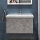 Тумба под раковину подвесная Vigo Geometry 034 70 см бетон
