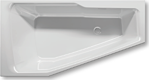 Акриловая ванна Riho Rethink Space Plug and Play B115005005 R 180х110см белый