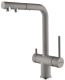 Смеситель для кухни Paulmark Serpentine Se213222-GR серый