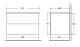 Тумба под раковину BelBagno подвесная 80x50см Rovere Bianco ETNA-800-2C-SO-BL-P