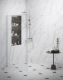 Душевая стойка Kerama Marazzi Nota 8236KM.21.018 на 2 потока с механическим смесителем и с ручным душем на 5 режимов хром