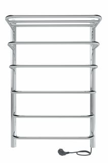 Полотенцесушитель электрический Indigo Hit LHE80-50R с полкой 80x50 см хром