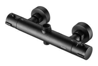 Смеситель для душа Swedbe Hermes 9022B термостатический чёрный