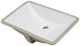 Раковина Gid Yj833 71153 встаиваемая снизу белая 61x39x19