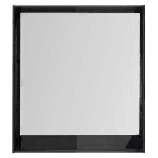 Зеркало с подсветкой Aquanet Милан 306387 80 см чёрный
