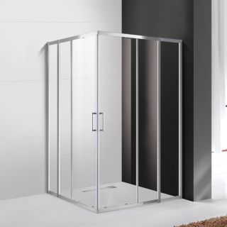 Душевой уголок Cezares MOLVENO-AH-21-100+30-P-Cr