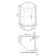Душевой уголок Good Door Fantasy PNT-100-C-CH стекло прозрачное