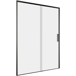 Душевая дверь Aquanet Pleasure Evo AE65-N150-BT 312543 150 см профиль чёрный стекло прозрачное