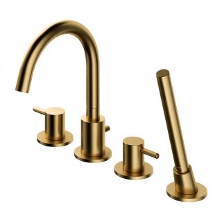 Смеситель на борт ванны Omnires Y матовое золото Y1232GLB