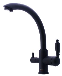 Смеситель для кухни Swedbe Selene Plus 8045 с каналом для подключения фильтра чёрный