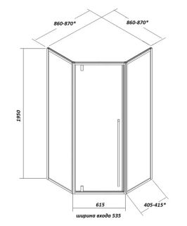 Душевой уголок Cerutti SPA C3AW 90x90см белый