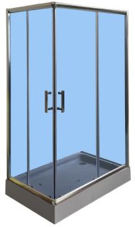 Душевой уголок Parly с поддоном 120x80см хром ZQ121G-R