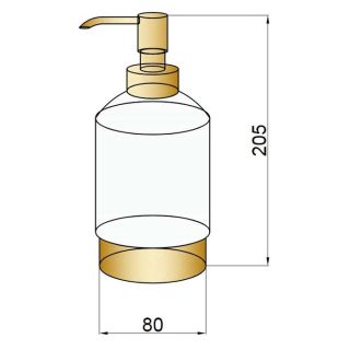 Дозатор Boheme хром 10223