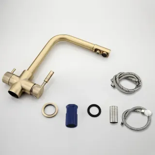 Смеситель для кухни Frap F4352-4 бронза