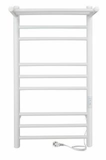 Полотенцесушитель электрический Indigo Line Trinity LСLTE80-40PWMRt с полкой 80x40 см белый матовый
