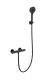 Смеситель для душа Wonzon & Woghand INN 5 WW-B2005-A-MB с термостатом чёрный матовый
