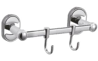 Планка с крючками для полотенец Haiba HB1915-2 хром