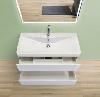 Раковина BelBagno 80см Albano BB800/455-LV-MR-ALR