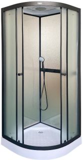 Душевая кабина Parly 80x80см чёрный F811B