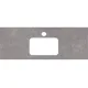 Столешница Kerama Marazzi Plaza Фондамента PL2.DL500920R\100 100 см серый