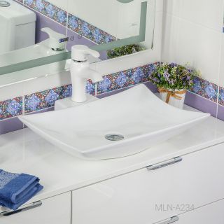 Накладная раковина Melana A234-805 57см белый