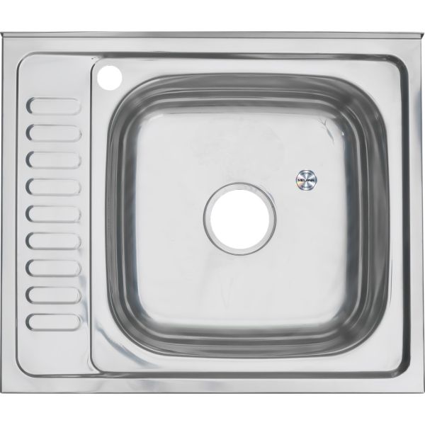 Мойка 6050 R Melana 0,8/180 правая хром с сифоном (178 t R *10)