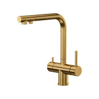 Смеситель для кухни Reflexion Lago RX9903GD брашированное золото
