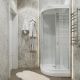 Душевая кабина Triton Стандарт-Полосы Щ0000061830 100x100 см профиль белый стекло с узором
