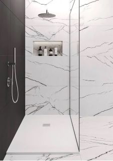 Душевой поддон Starohome Solid 1237472 140x80см белый матовый