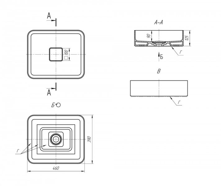 РАКОВИНА AQWELLA ДЖОЙ 641945