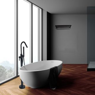 Напольный смеситель для ванны Boch Mann Sella B BM9635 чёрный