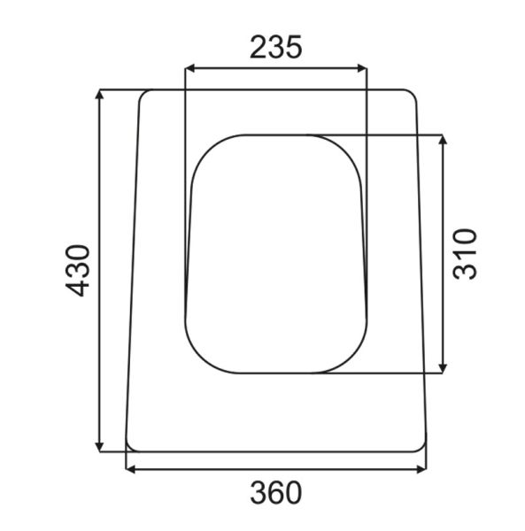 Сиденье для унитаза Melana MLN-HY-2007 с микролифтом