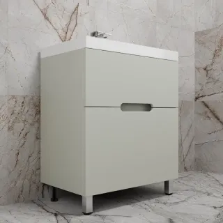 Напольная тумба под раковину Style Line Матис ЛС-00002435 70 см олива