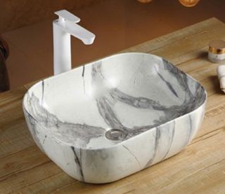 Раковина  CeramaLux K397G125  белая 50 см