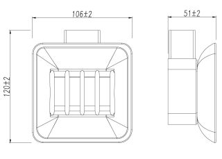 Мыльница Lemark Smooth Line 9741016 с держателем хром