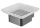 Мыльница Lemark Smooth Line 9746018 с держателем графит