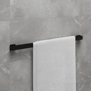 Полотенцедержатель Lemark Smooth Line 9782023 одинарный чёрный матовый