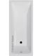 Ванна чугунная Vinsent Veron Square VSQ1407045 140x70см без отверстий для ручек